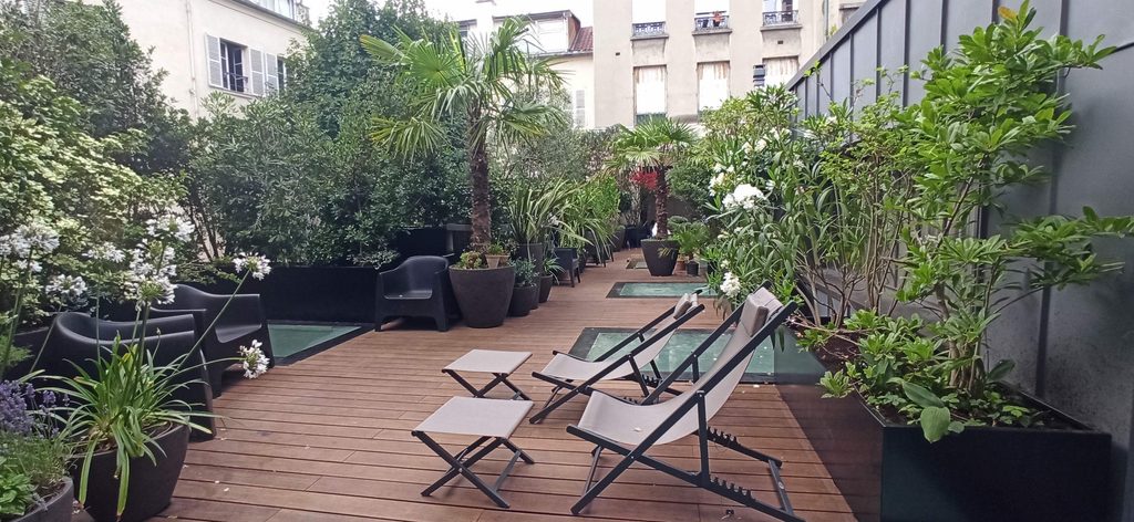 Aménagement cours jardin Paris