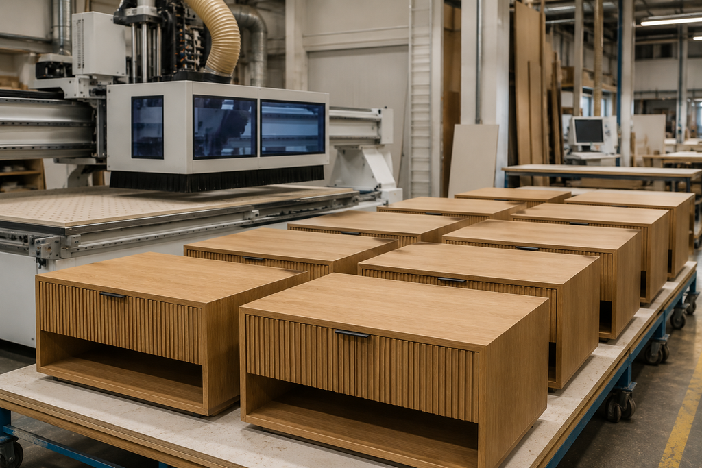 Atelier CNC tables de chevet