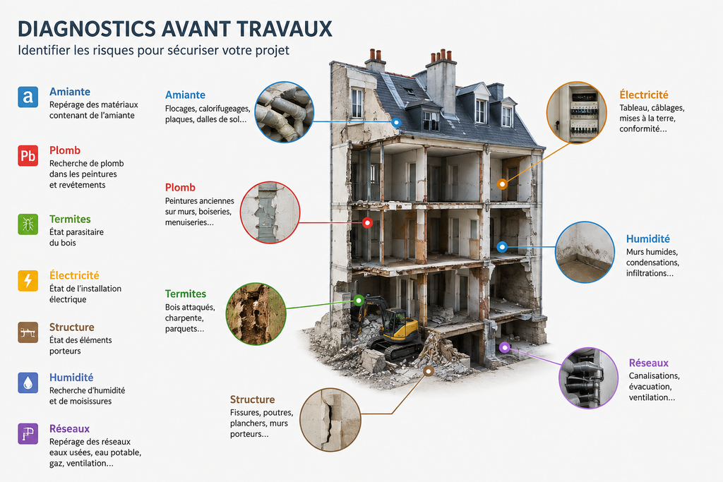 Panorama diagnostics avant travaux