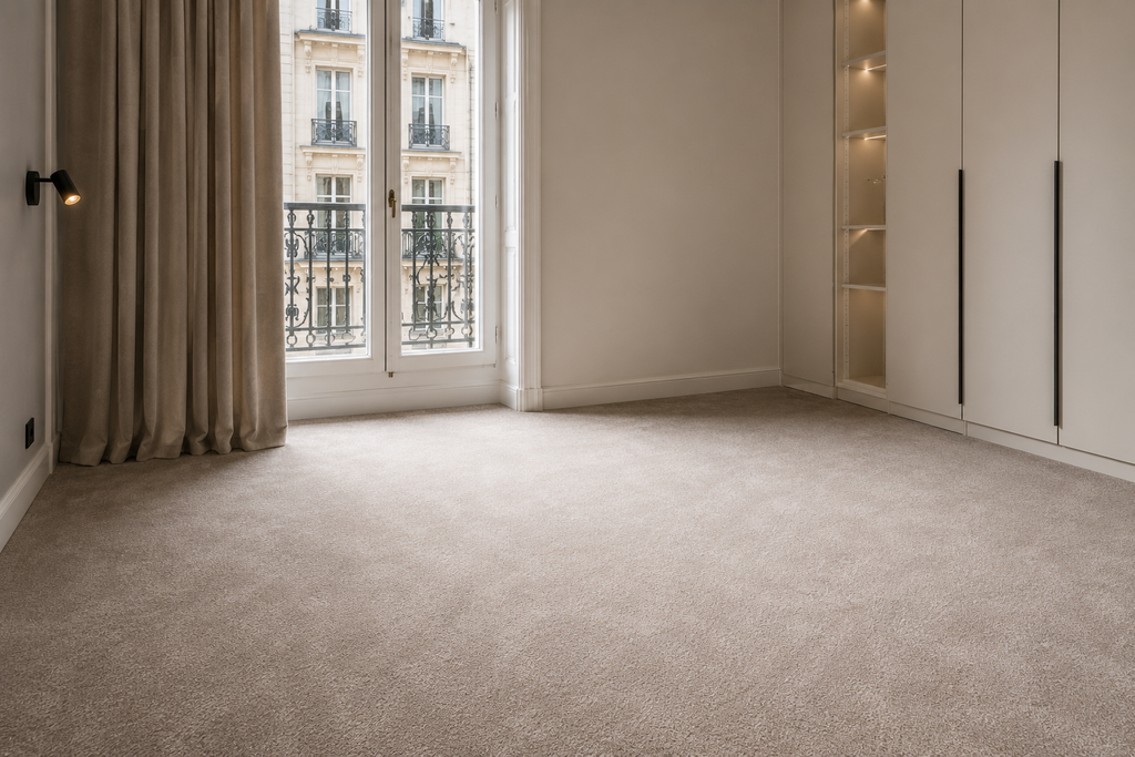 Pose de moquette appartement chambre Paris